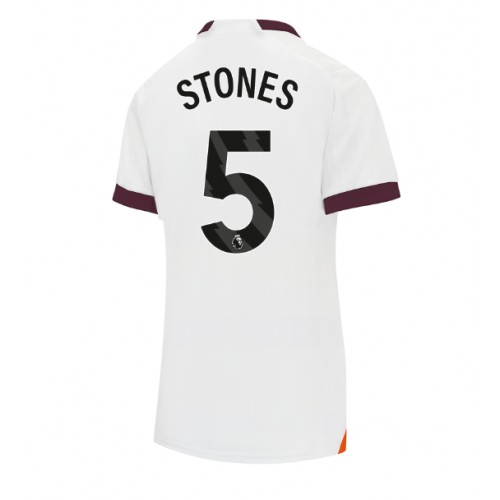 Manchester City John Stones #5 Gostujuci Dres za Ženska 2023-24 Kratak Rukav